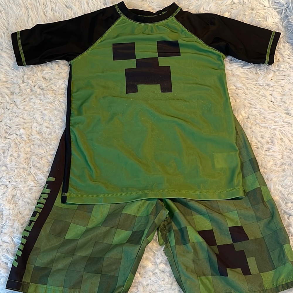 Boys Minecraft swim set